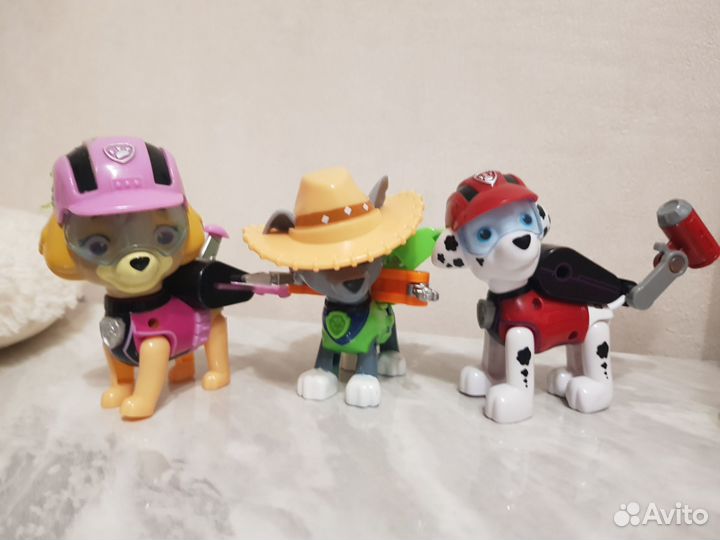 Щенячий патруль игрушки пакетом + книга в подарок