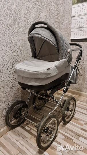 Коляска 2 в 1 универсальная Verdi серая