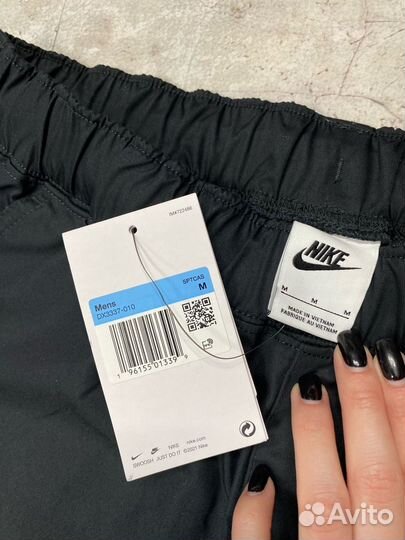 Nike Pants Cotton Спортивные Штаны Новые Черные