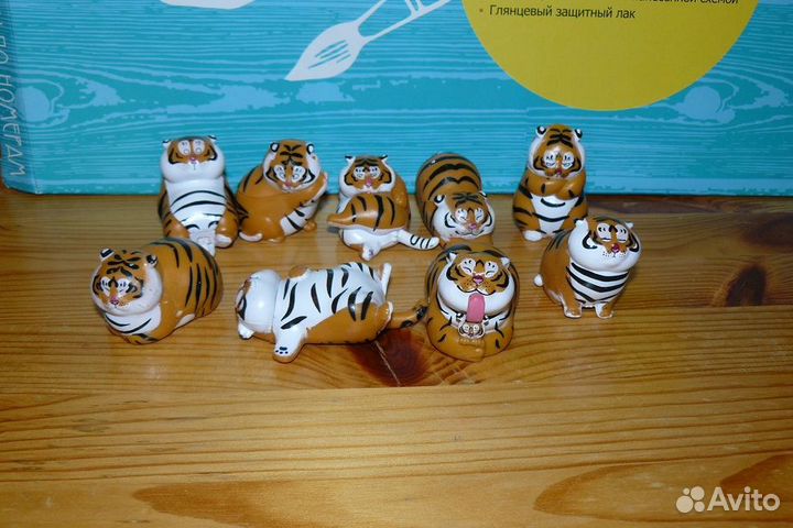 Маленькие фигурки fat tigers