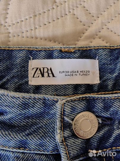 Джинсы zara женские 38