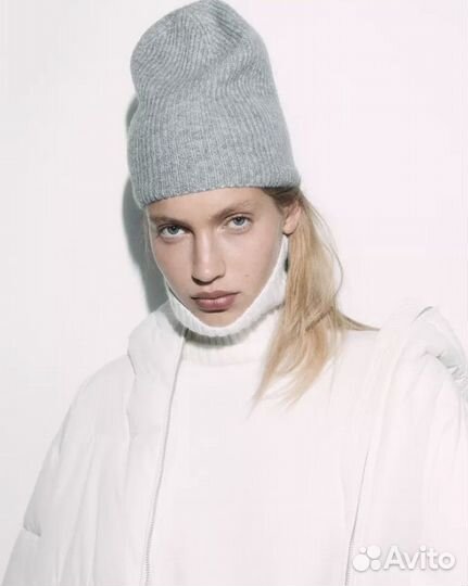 Шапка женская befree серая и черная тонкие