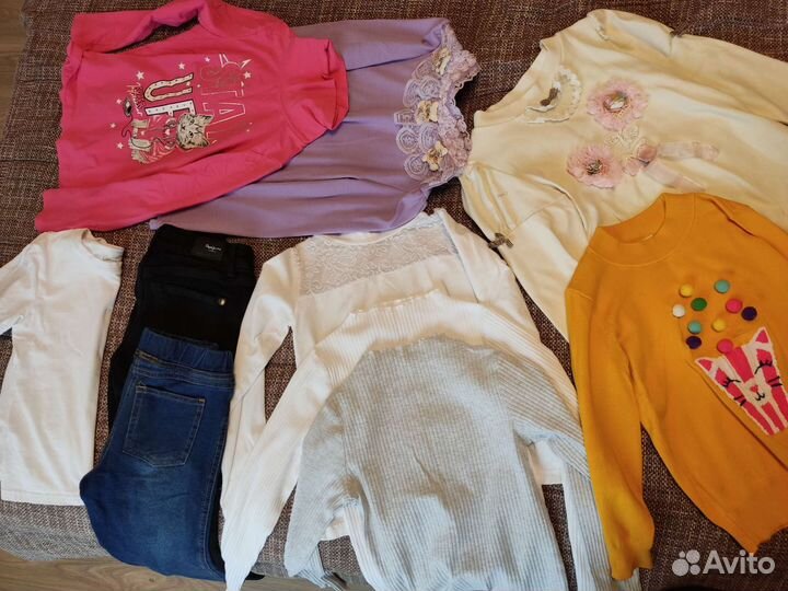 Вещи на девочку р. 116-122 пакетом