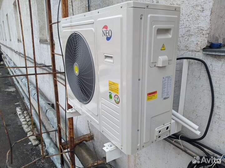 Мини-чиллер, тепловой насос, инверторный