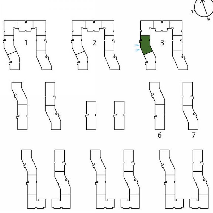 3-к. квартира, 62,8 м², 1/3 эт.