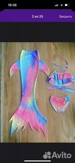 Костюм русалки для фотосессий и плавания