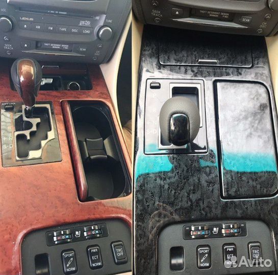 Аквапринт салона Lexus