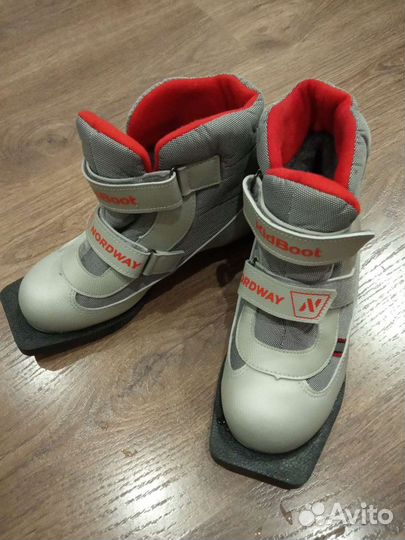 Лыжные ботинки меховые, новые, 35-36 размер
