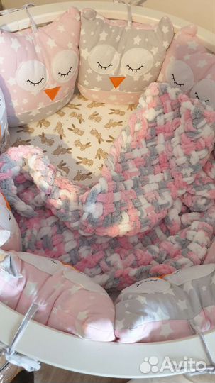 Плед детский плюшевый