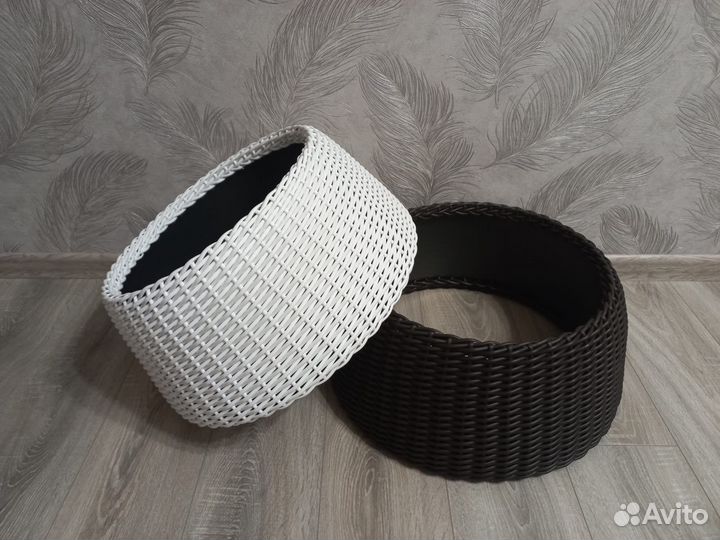 Плетеная юбка под елку