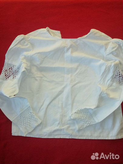 Винтажная детская рубаха на девочку