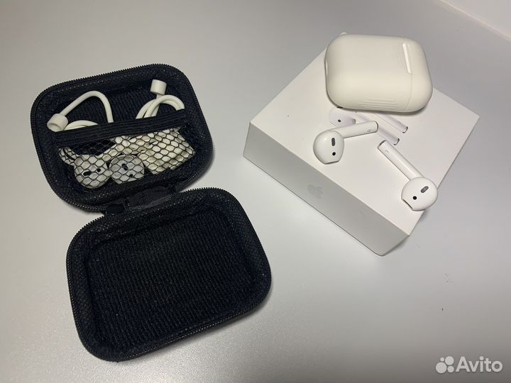 Наушники apple airpods 2 + наушники в подарок