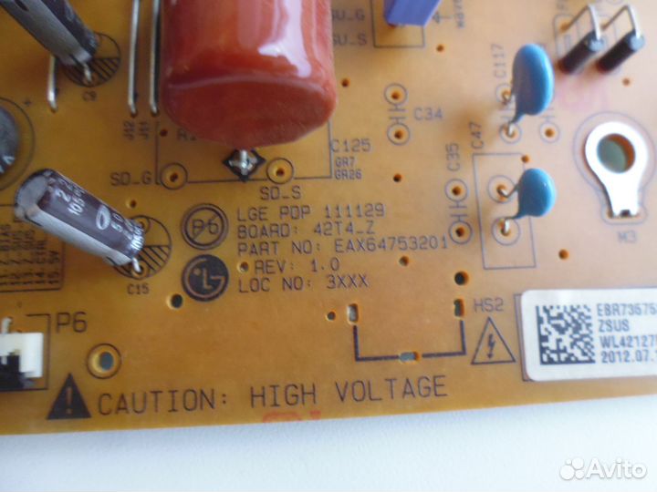 Плата Z EAX64753201 EBR73575301 от LG 42PM4700