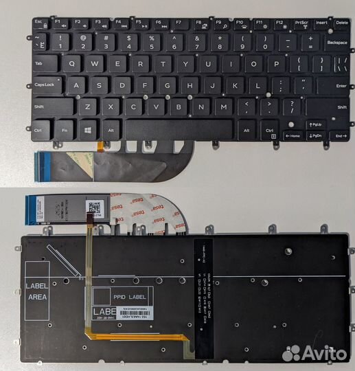 Клавиатура для ноутбука HP Dell US