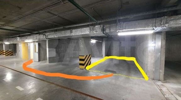 Машиноместо, 27 м²