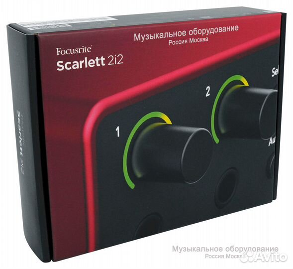 Focusrite Scarlett 2i2 4th Gen аудиоинтерфейс
