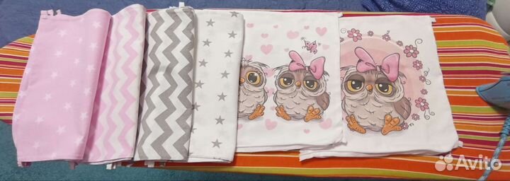 Бортики в детскую кроватку