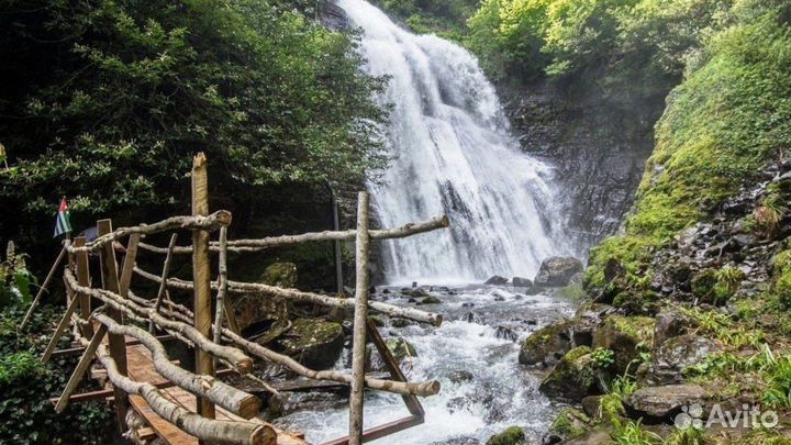 Тур на море в Абхазию с семейным лагерем