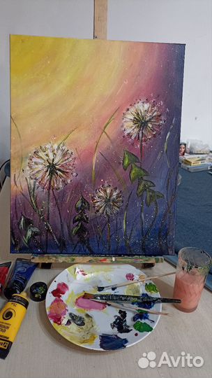 Интерьерная картина ручная работа