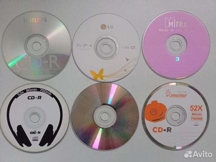 Многоразовые диски для записи TDK, Verbatim и др