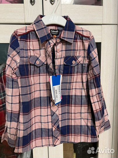 Рубашка новая для девочки 110