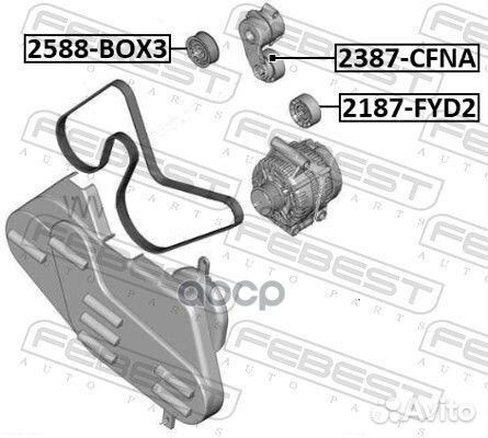 Ролик обводной 2588BOX3 Febest