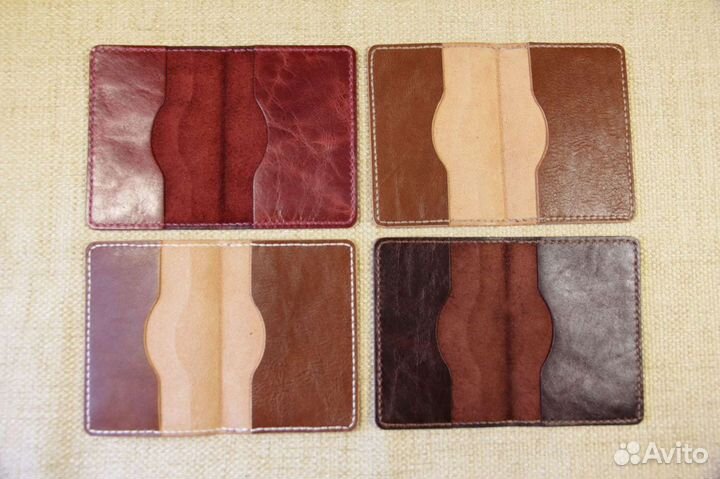 Обложки для поспорта из натуральной кожи