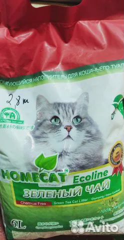 Наполнитель для кошачьего туалета Homecat Эколайн