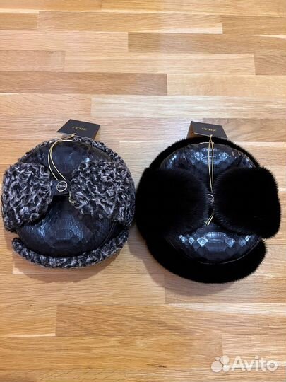 Ушанки Каракуль и Норка Питон