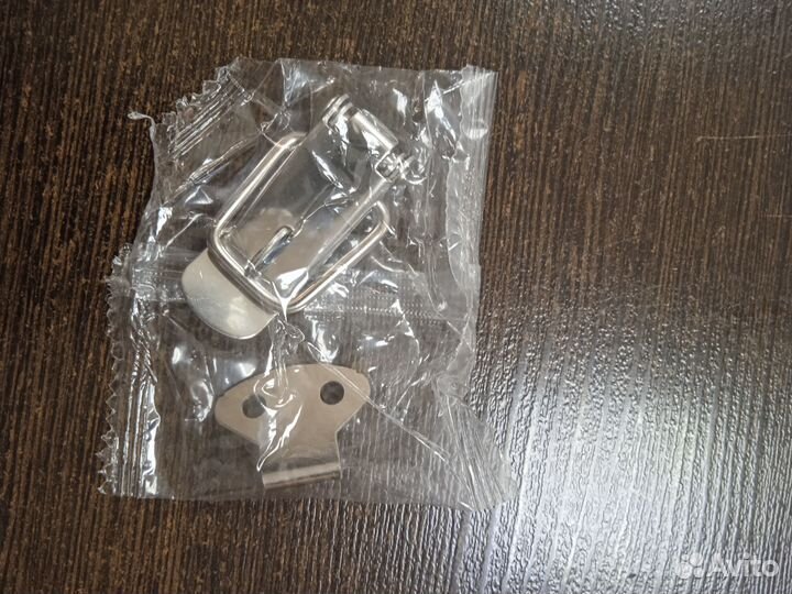 Замок-защёлка на ящик Z01, 4.5 см, нержавейка