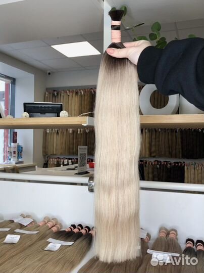 Волосы для наращивания блонд