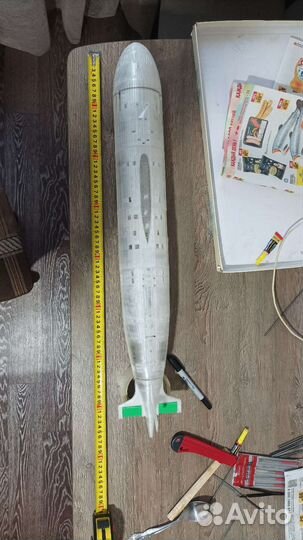 Сборная ходовая модель подводной лодки щука-б