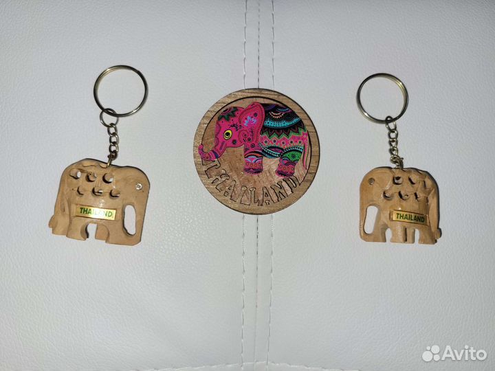 Магнит Тайланд брелок для ключей слон Thailand