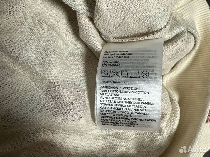 Свитшот hm, 68 и 92 размер