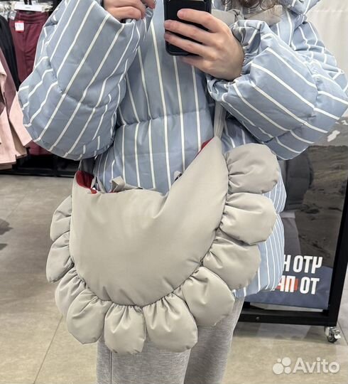 Сумка-цветок из плащевки шоппер