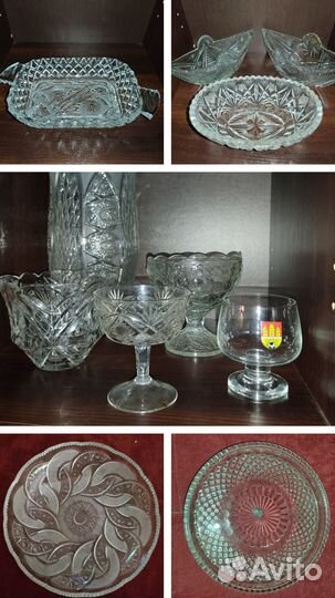 Посуда СССР. Хрусталь, стекло