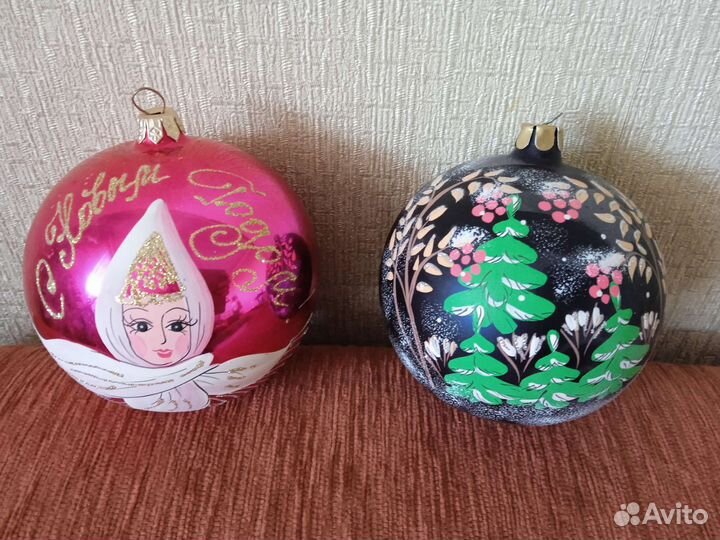 Новогодние шары ручной работы