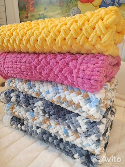 Пледы детские puffy, цвета разные