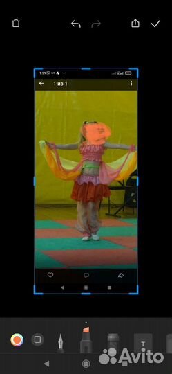 Костюм цветка