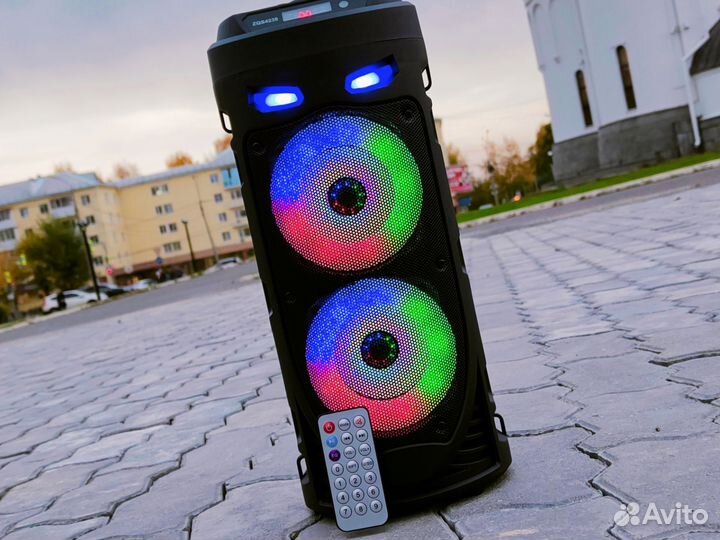 Колонка блютуз с подсветкой