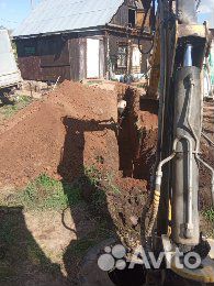 Услуги экскаватора погрузчика, ямобур