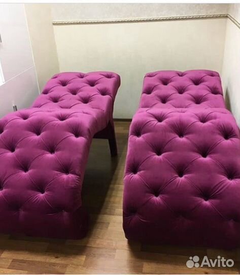 Анатомические кушетки экокожа/велюр