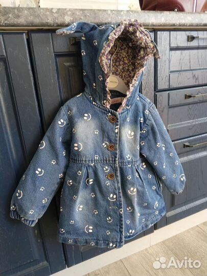 Джинсовая куртка детская 92-94