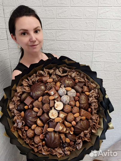 Мужские вкусные, съедобные букеты