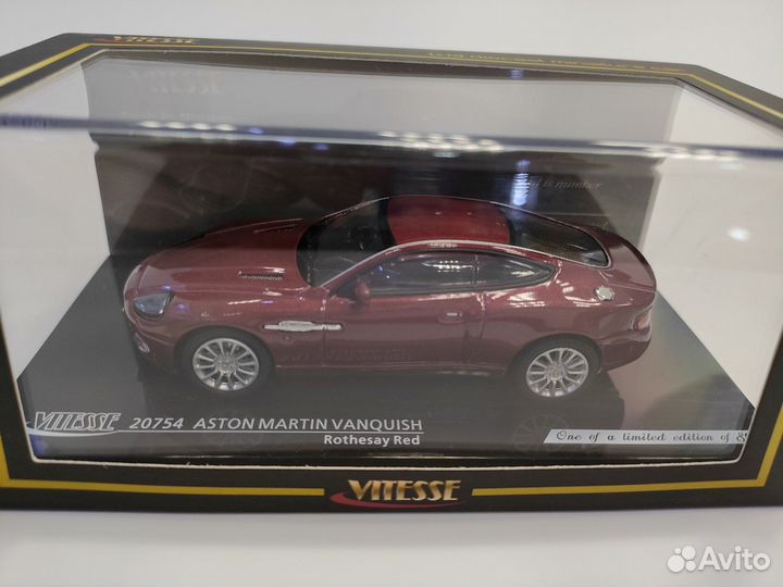 Модель Aston Martin Vanquish Vitesse 1:43