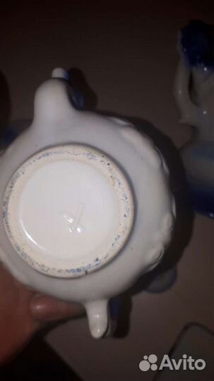 Петушок. заварочные чайники Гжельский фарфор