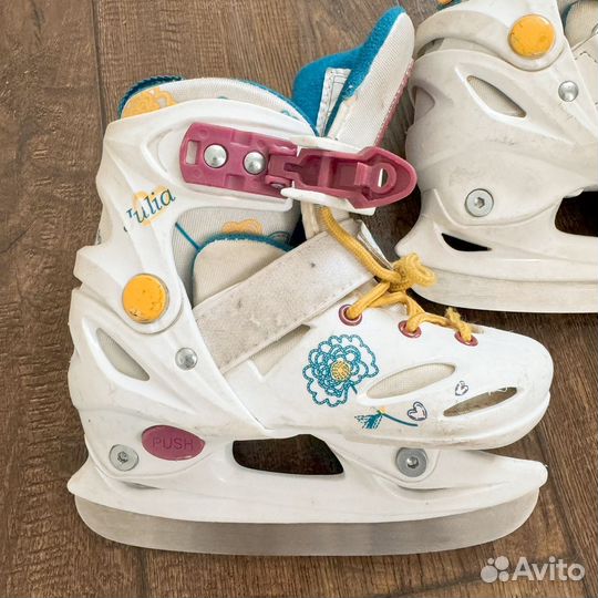 Коньки детские раздвижные 27 30