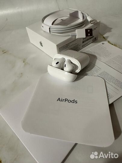 Беспроводные наушники apple airpods 2