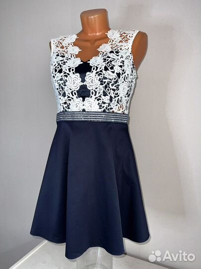 Платье - мини- мини вечернее 44-46 р. Англия uk12