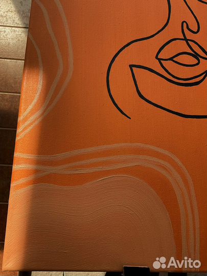 Картина на холсте «девушка»